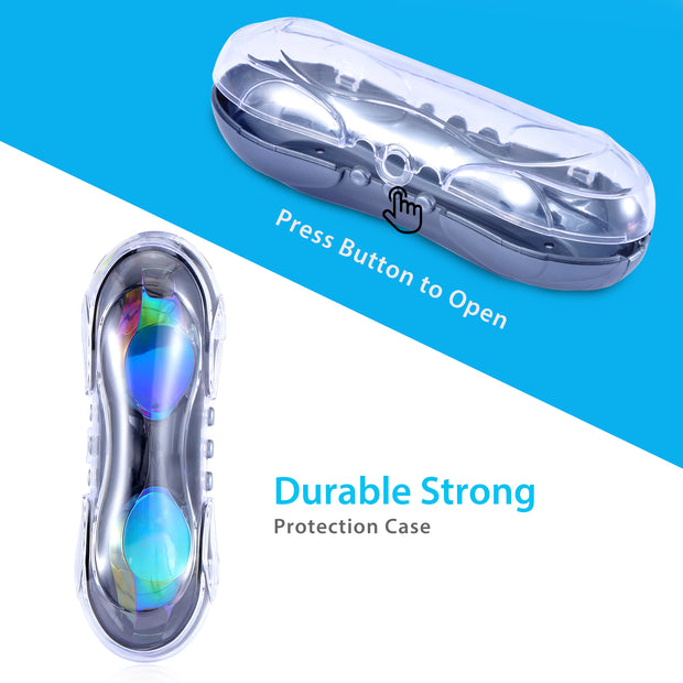 Adjustable Anti-fog UV Protection No Leaking Eye Protect Swimming Goggle Mirror Coated Lens Swim Goggles Glasses