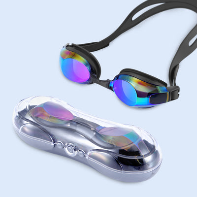 Adjustable Anti-fog UV Protection No Leaking Eye Protect Swimming Goggle Mirror Coated Lens Swim Goggles Glasses