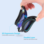 Adjustable Anti-fog UV Protection No Leaking Eye Protect Swimming Goggle Mirror Coated Lens Swim Goggles Glasses